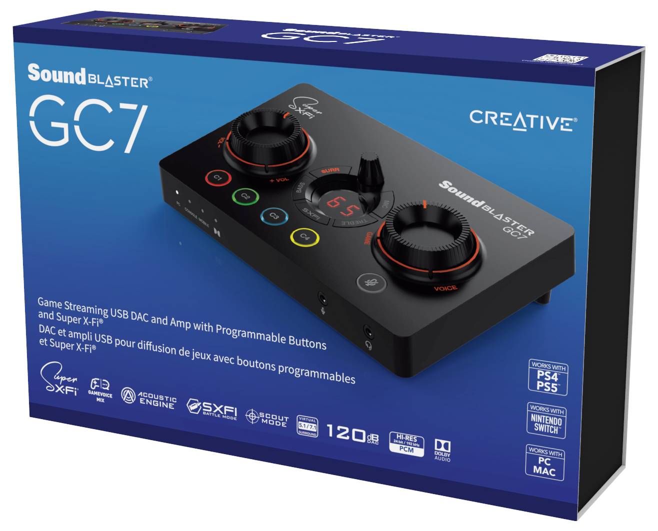 Creative Sound Blaster GC7 7.1 Soundkarte, Extern