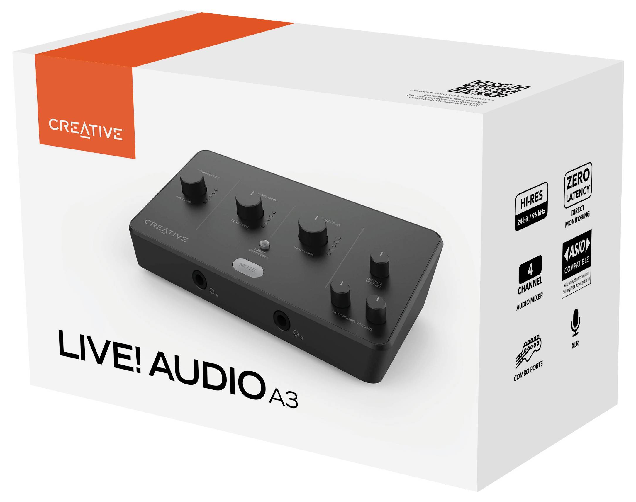 Creative Live! Audio A3 Soundkarte, Extern