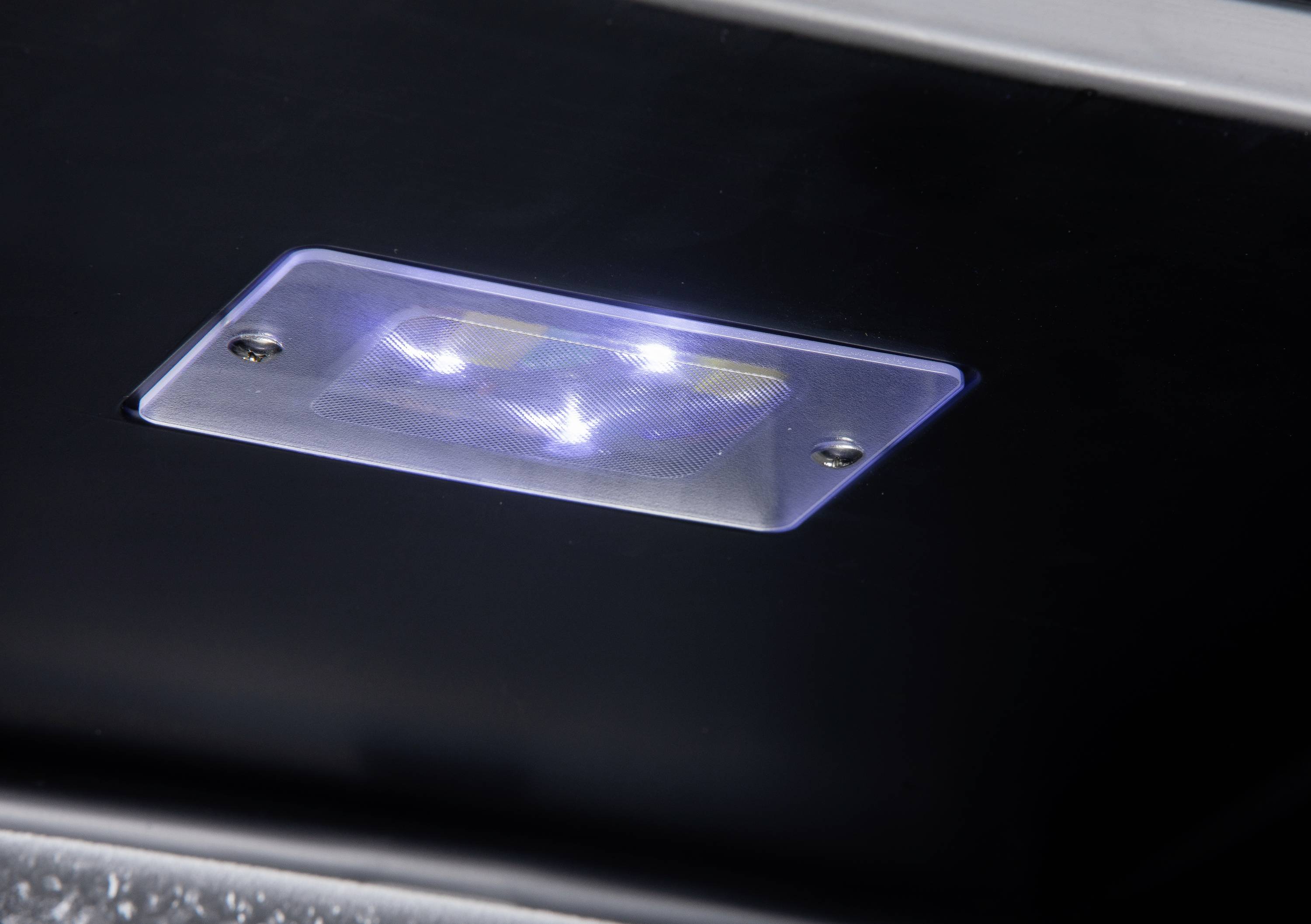 DOMO DO91609BK Party-Kühlschrank EEK: D (A - G) 60l Standgerät Schwarz, Edelstahl (gebürstet)