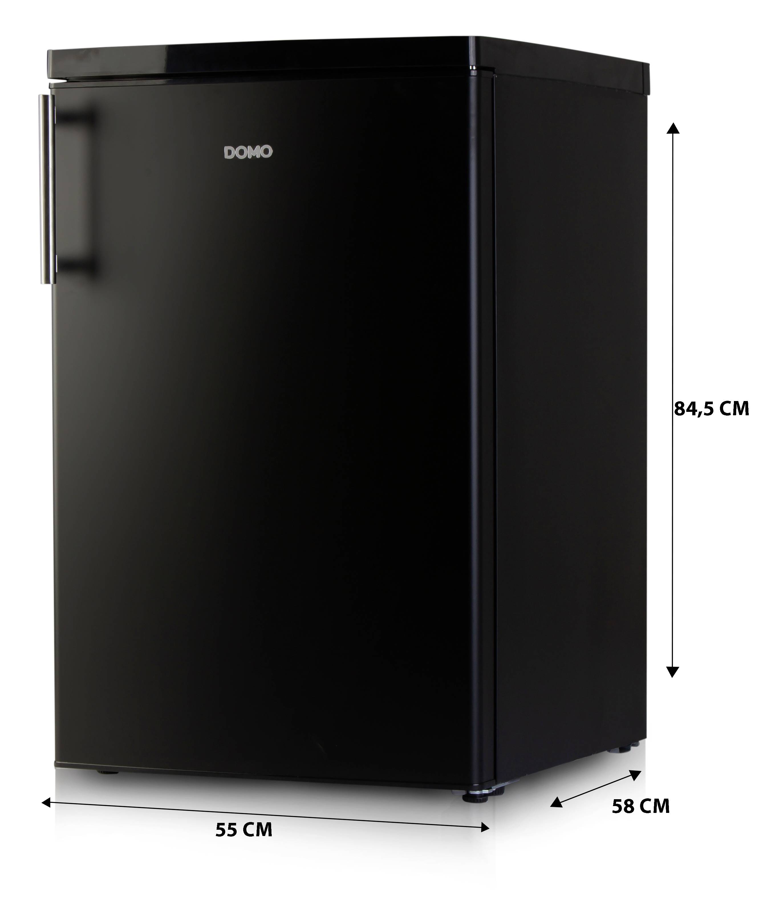 DOMO DO91124 Kühlschrank EEK: D (A - G) 108l Standgerät Schwarz (matt)