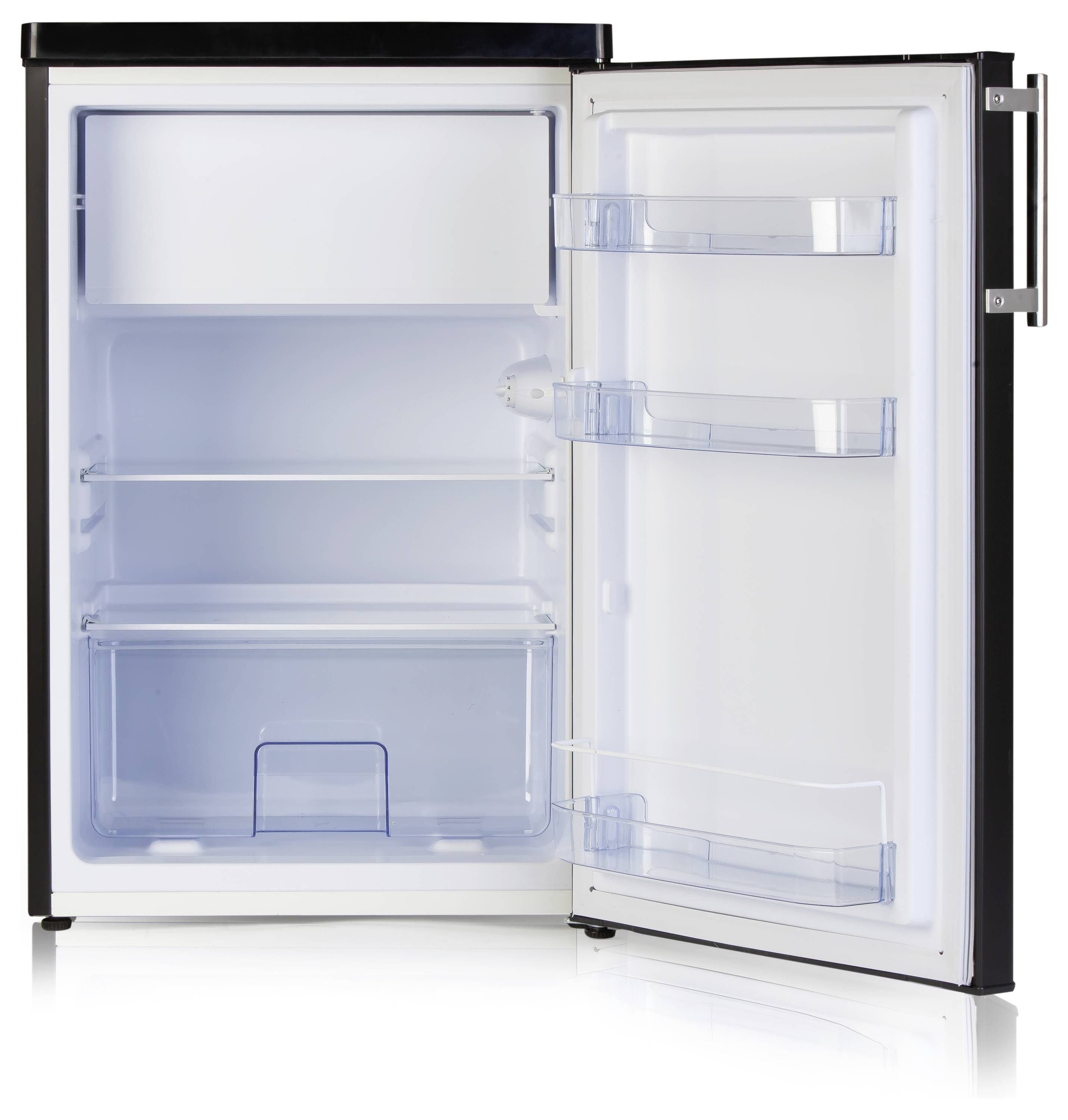 DOMO DO91124 Kühlschrank EEK: D (A - G) 108l Standgerät Schwarz (matt)