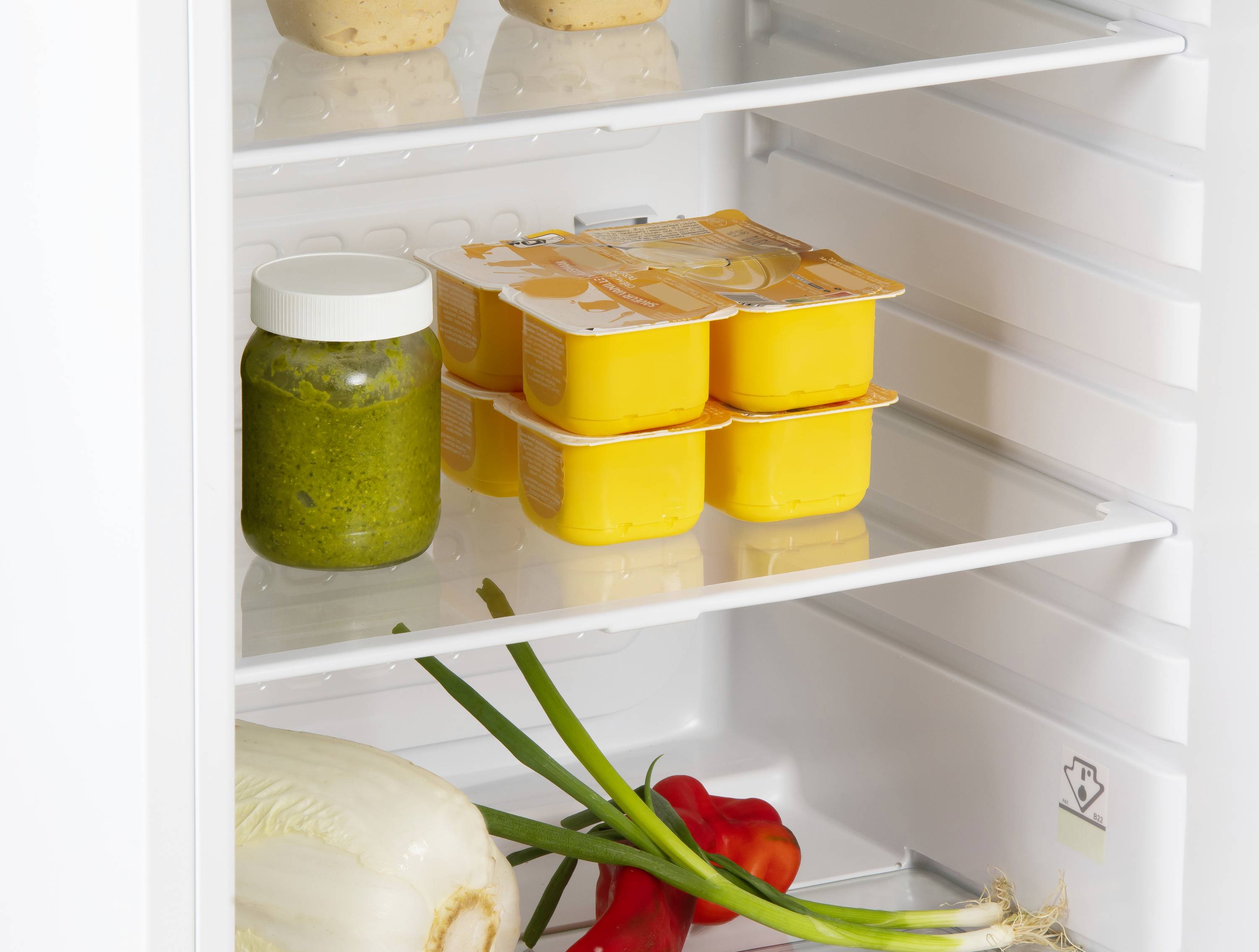 DOMO DO91125 Kühlschrank EEK: D (A - G) 126l Standgerät Weiß