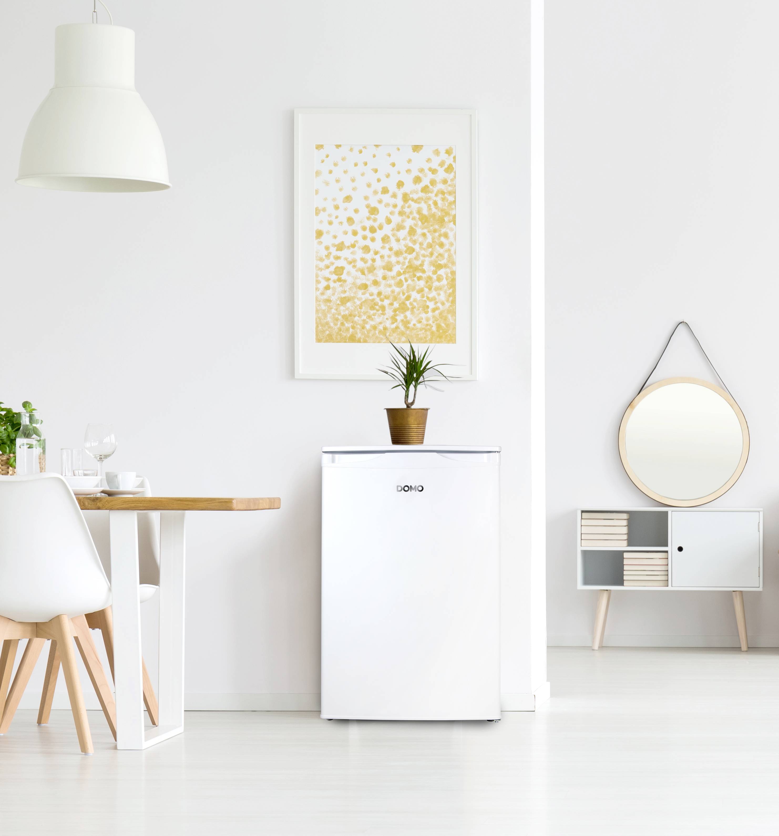 DOMO DO91125 Kühlschrank EEK: D (A - G) 126l Standgerät Weiß