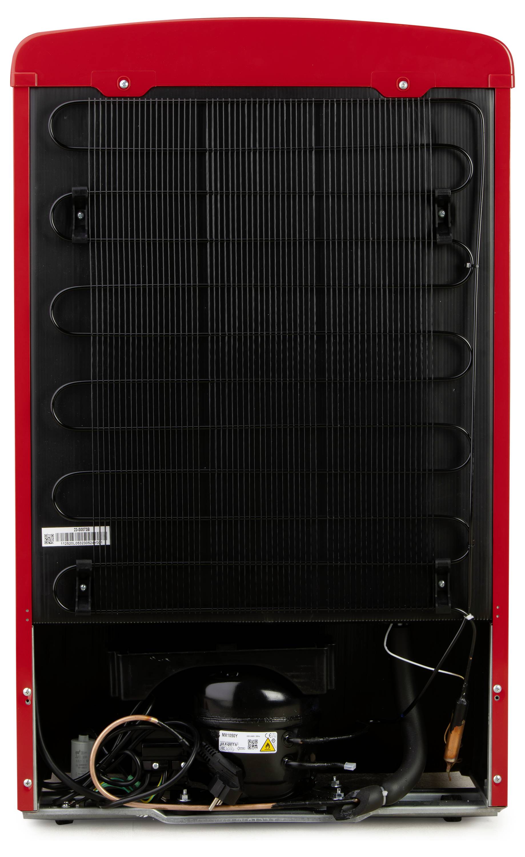 DOMO DO91703R Kühlschrank EEK: D (A - G) 120l Standgerät Rot