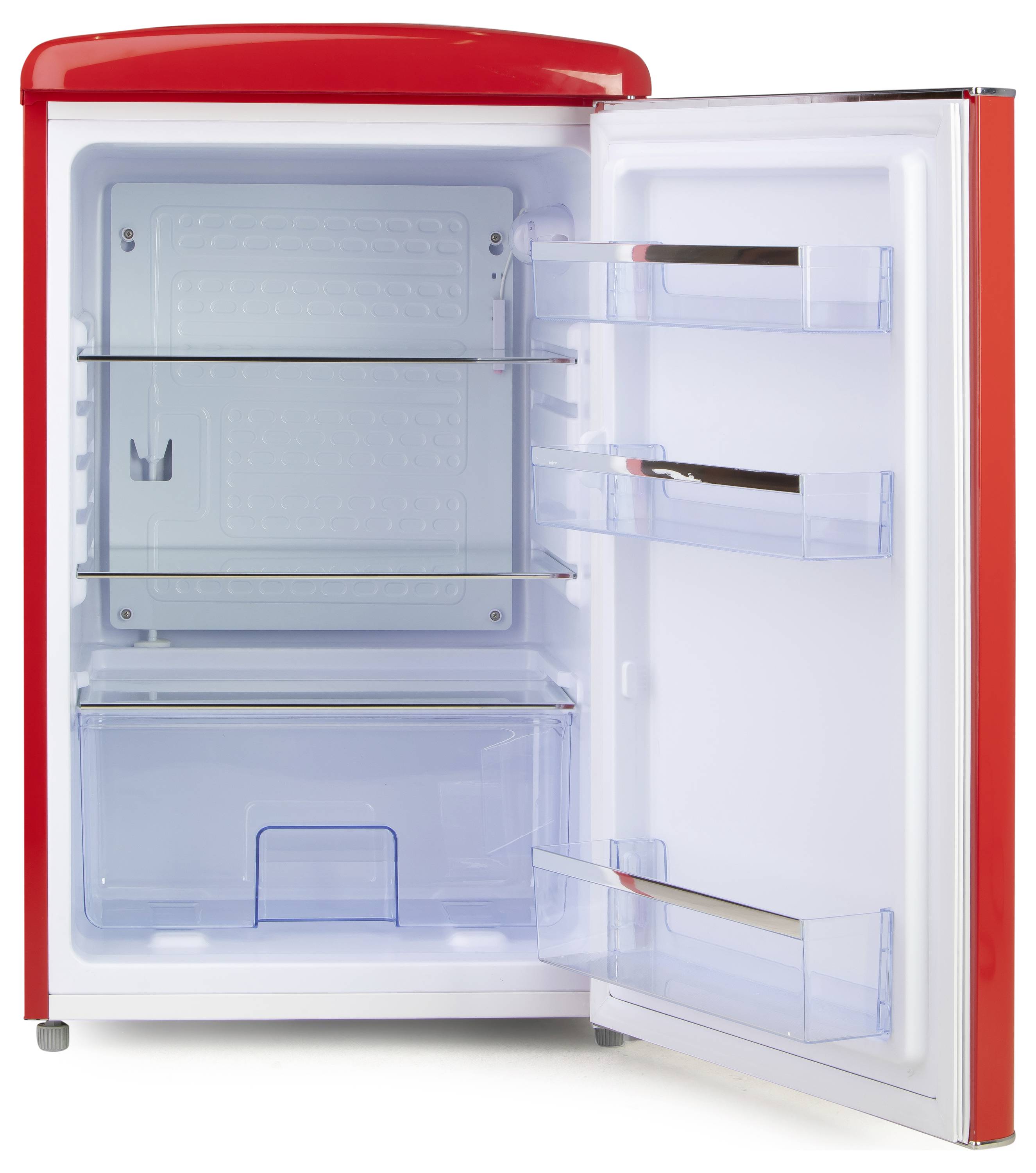 DOMO DO91703R Kühlschrank EEK: D (A - G) 120l Standgerät Rot