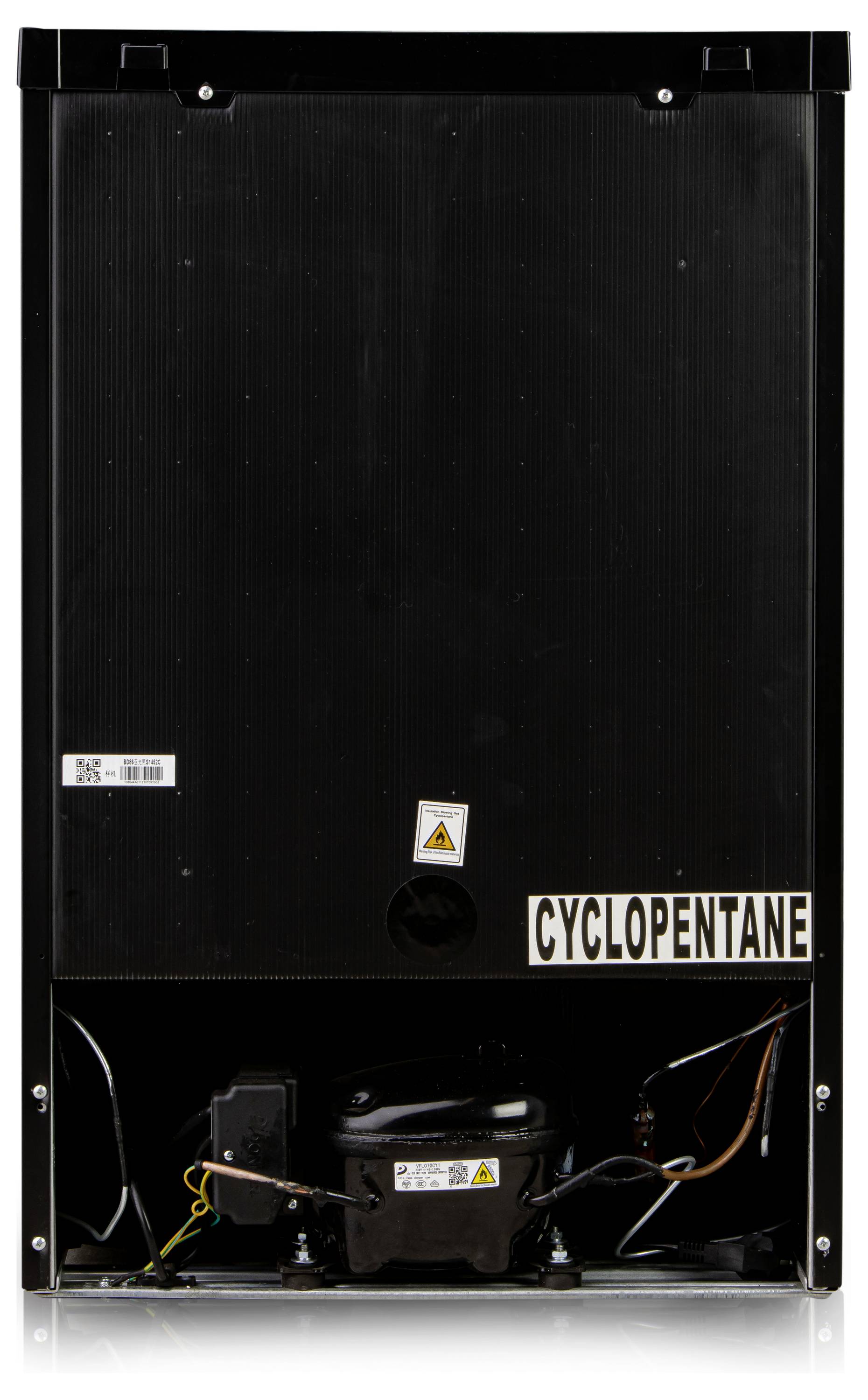 DOMO DO91132F Gefrierschrank EEK: C (A - G) 80l Standgerät Schwarz (matt)