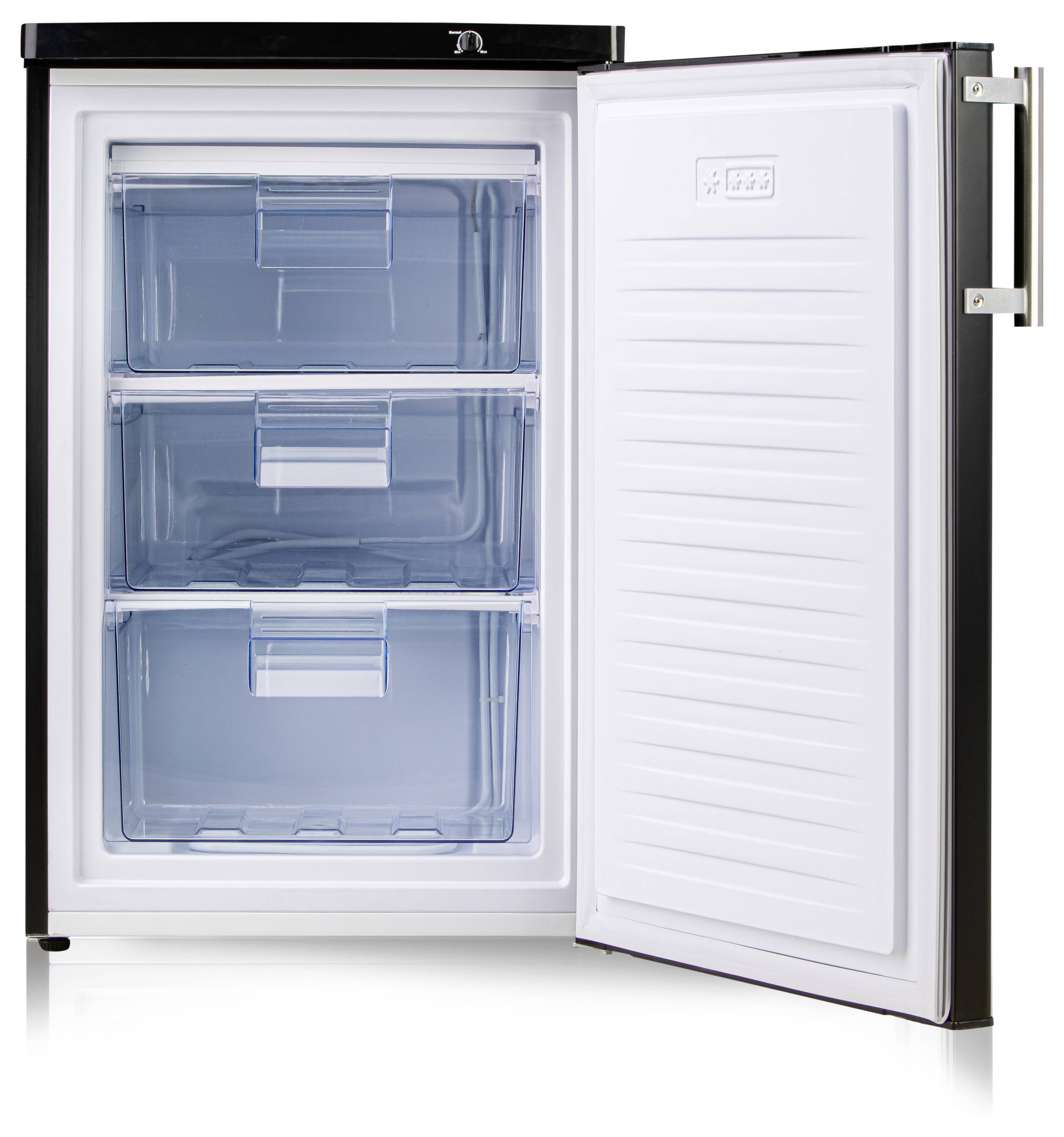 DOMO DO91132F Gefrierschrank EEK: C (A - G) 80l Standgerät Schwarz (matt)