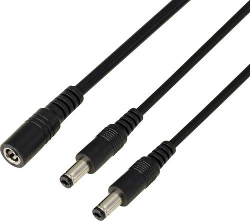 TRU COMPONENTS TC-13232704 DC-Steckverbinder Buchse - Stecker 5.5 mm 2.1 mm 41.2 cm 1 St.