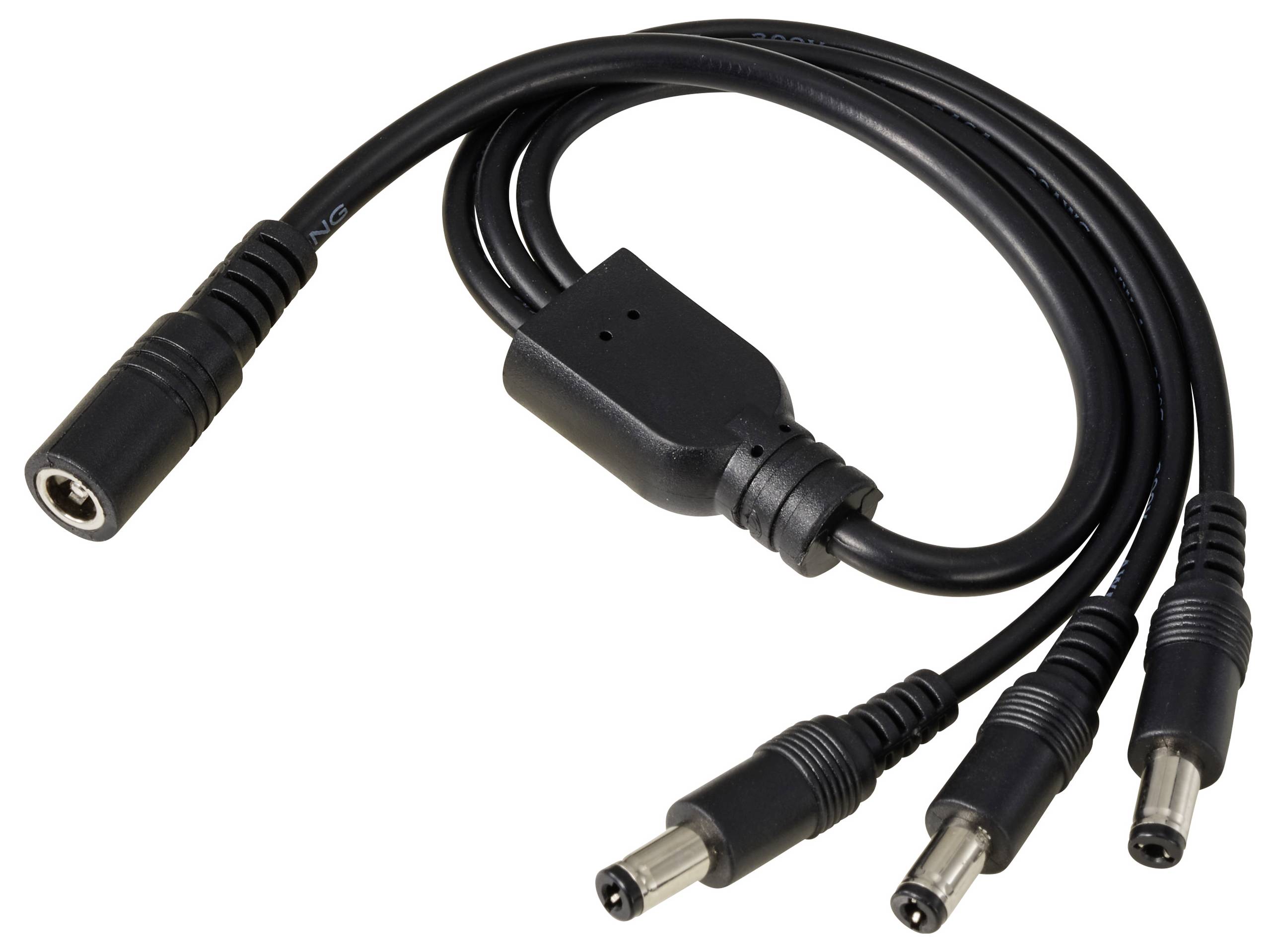 TRU COMPONENTS TC-13232708 DC-Steckverbinder Buchse - Stecker 5.5mm 2.1mm 41.2cm 1St.