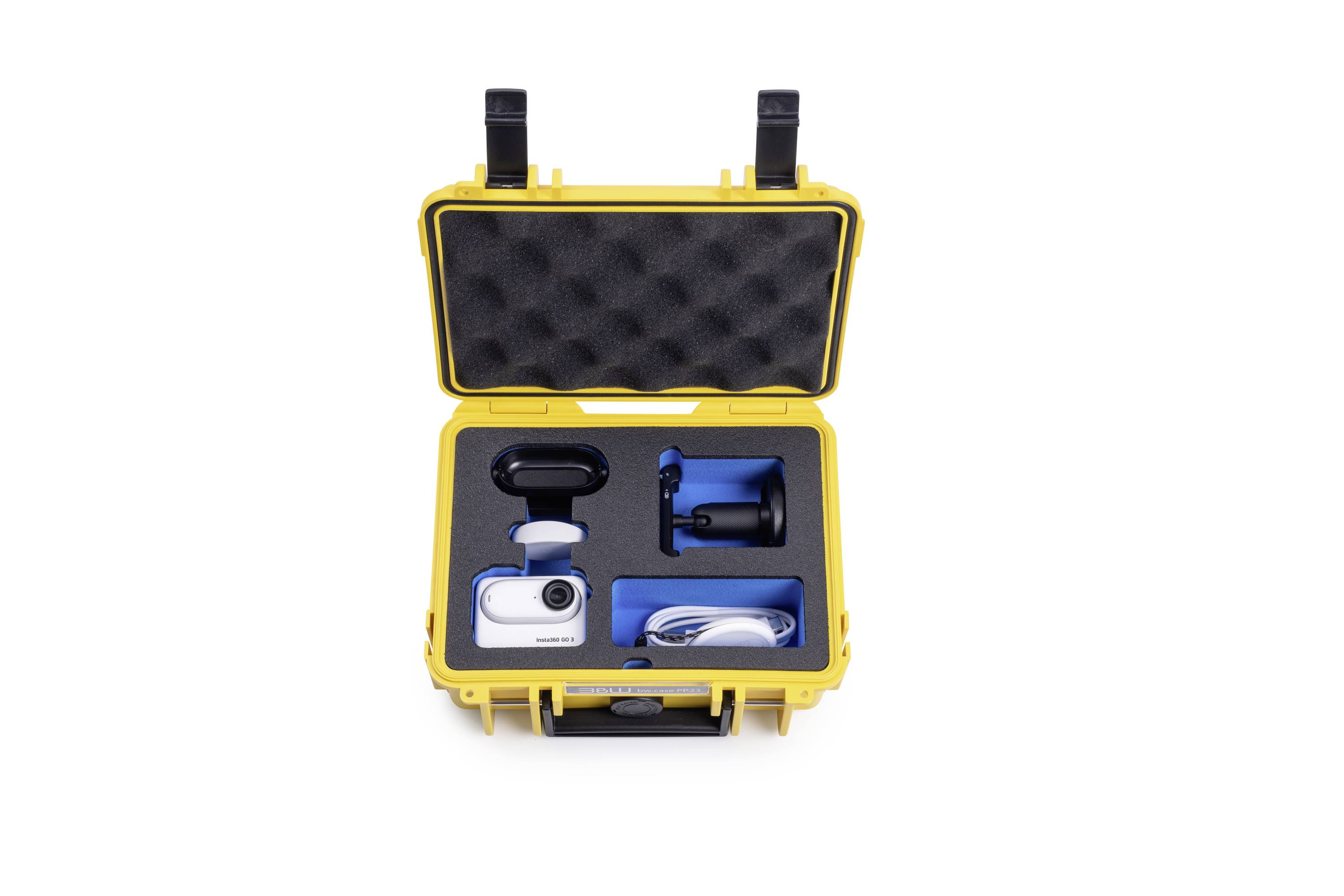 B & W International Transportkoffer action.case PP.23.GO3 2.3l (B x H x T) 230 x 90 x 180mm Gelb PP.23.Y.GO3