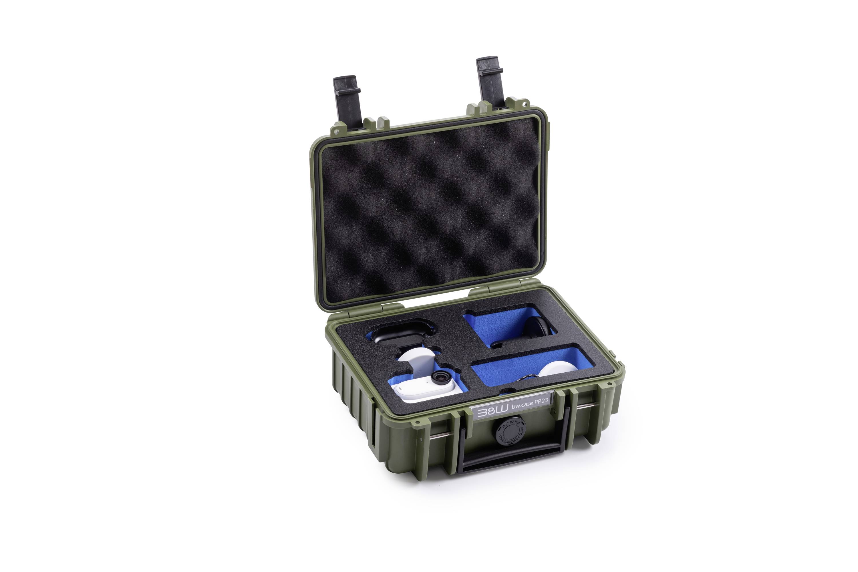 B & W International Transportkoffer action.case PP.23.GO3 2.3l (B x H x T) 230 x 90 x 180mm Bronze-Grün PP.23.BG.GO3