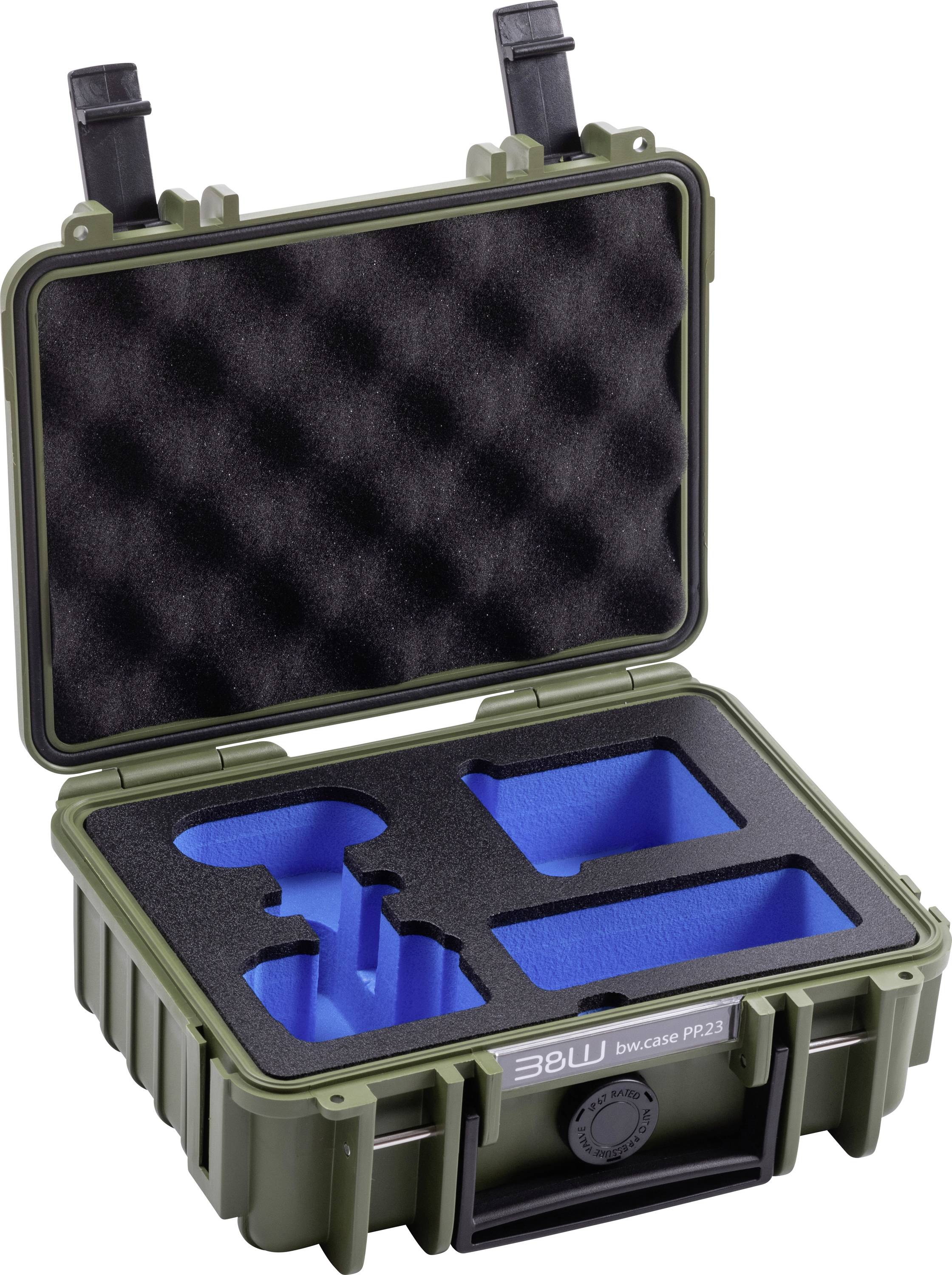 B & W International Transportkoffer action.case PP.23.GO3 2.3l (B x H x T) 230 x 90 x 180mm Bronze-Grün PP.23.BG.GO3