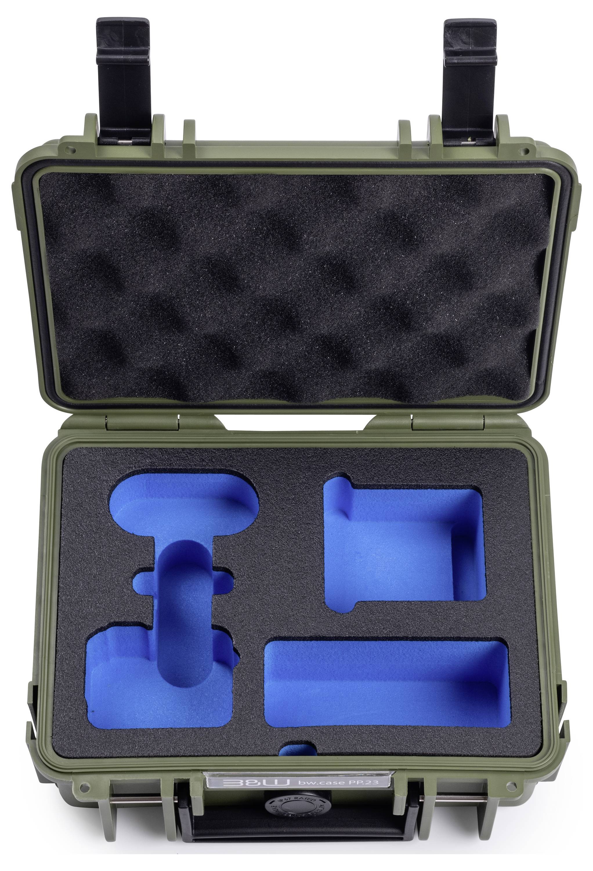 B & W International Transportkoffer action.case PP.23.GO3 2.3l (B x H x T) 230 x 90 x 180mm Bronze-Grün PP.23.BG.GO3