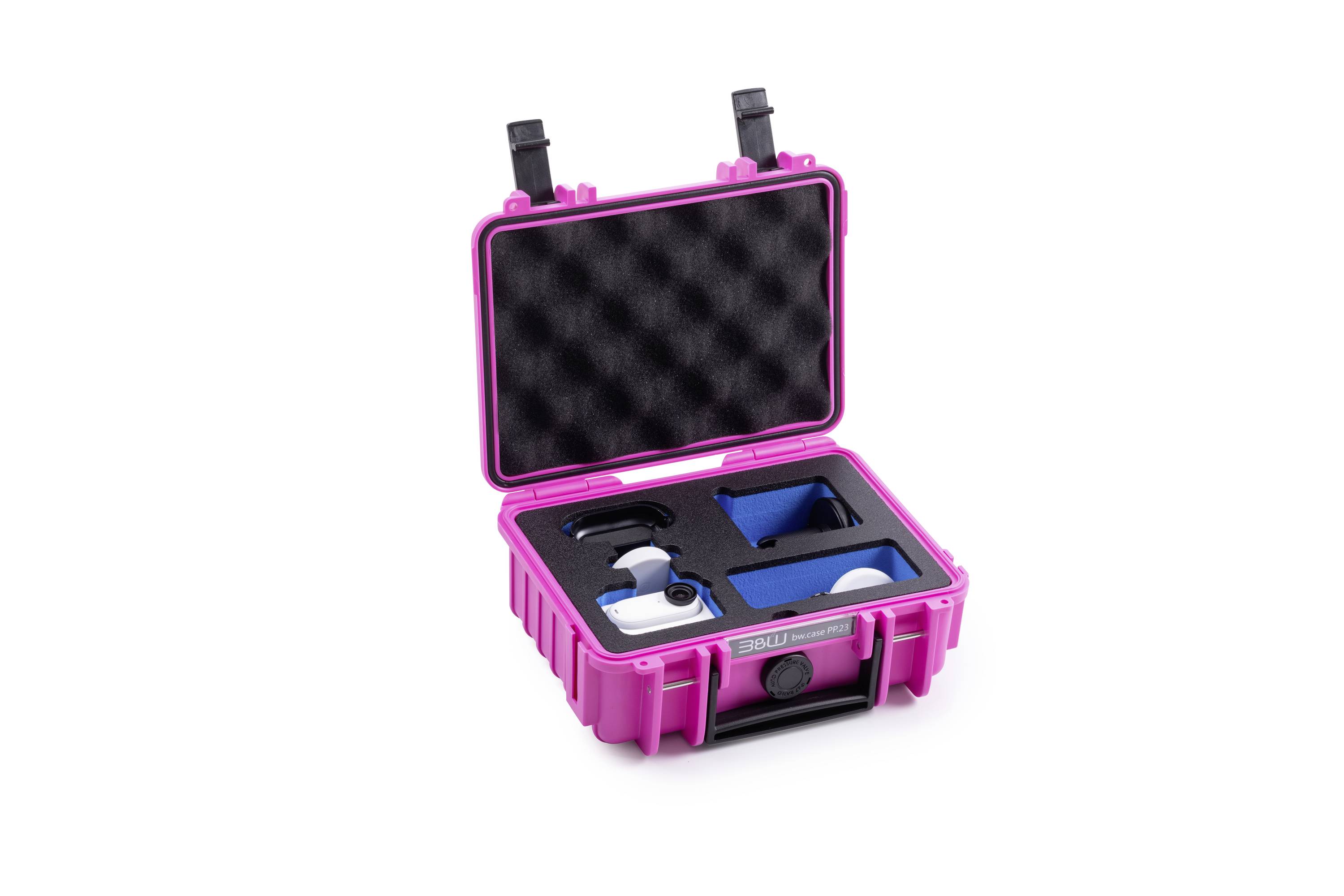 B & W International Transportkoffer action.case PP.23.GO3 2.3l (B x H x T) 230 x 90 x 180mm Pink PP.23.PI.GO3