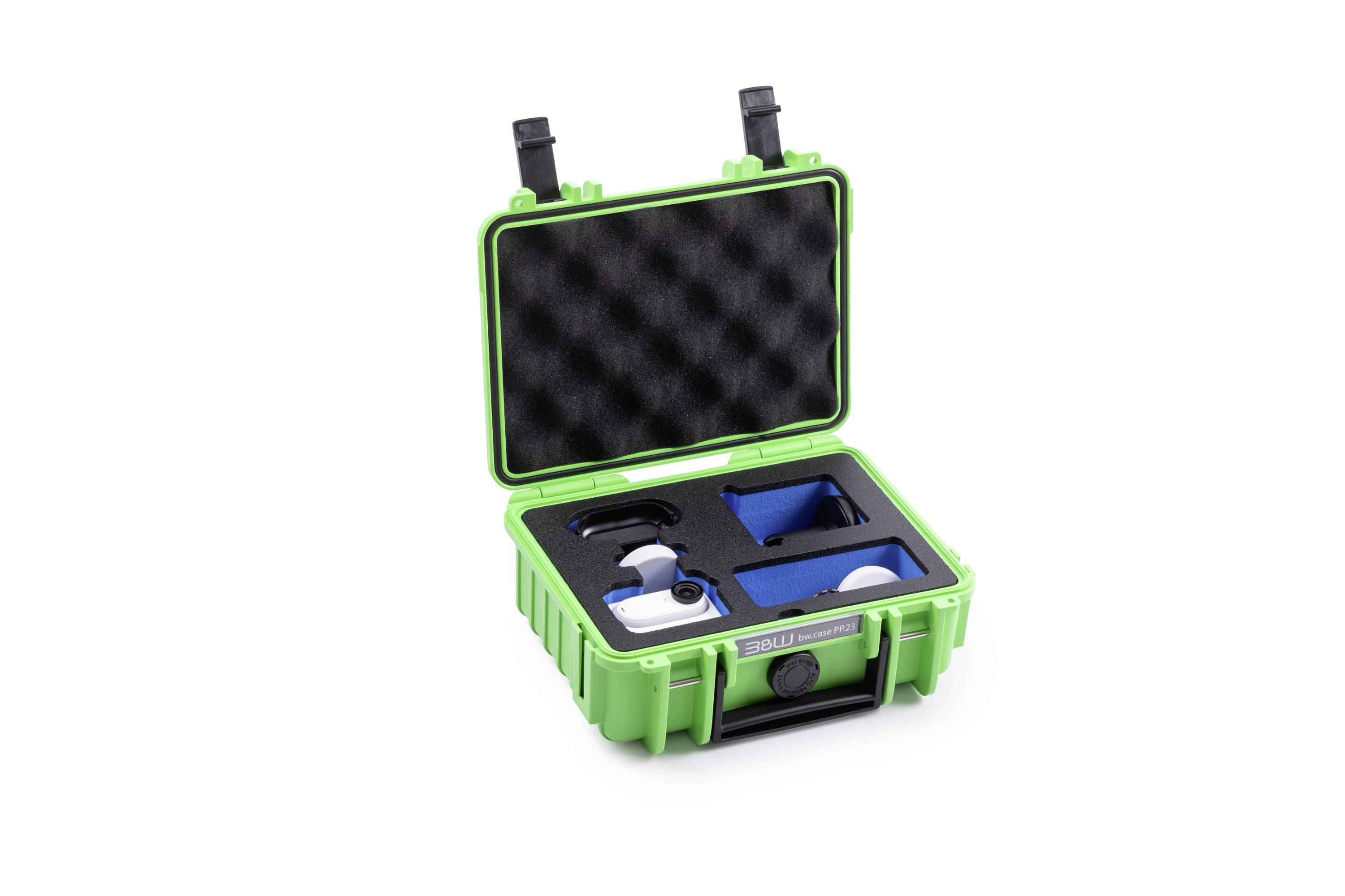 B & W International Transportkoffer action.case PP.23.GO3 2.3l (B x H x T) 230 x 90 x 180mm Grün PP.23.GR.GO3