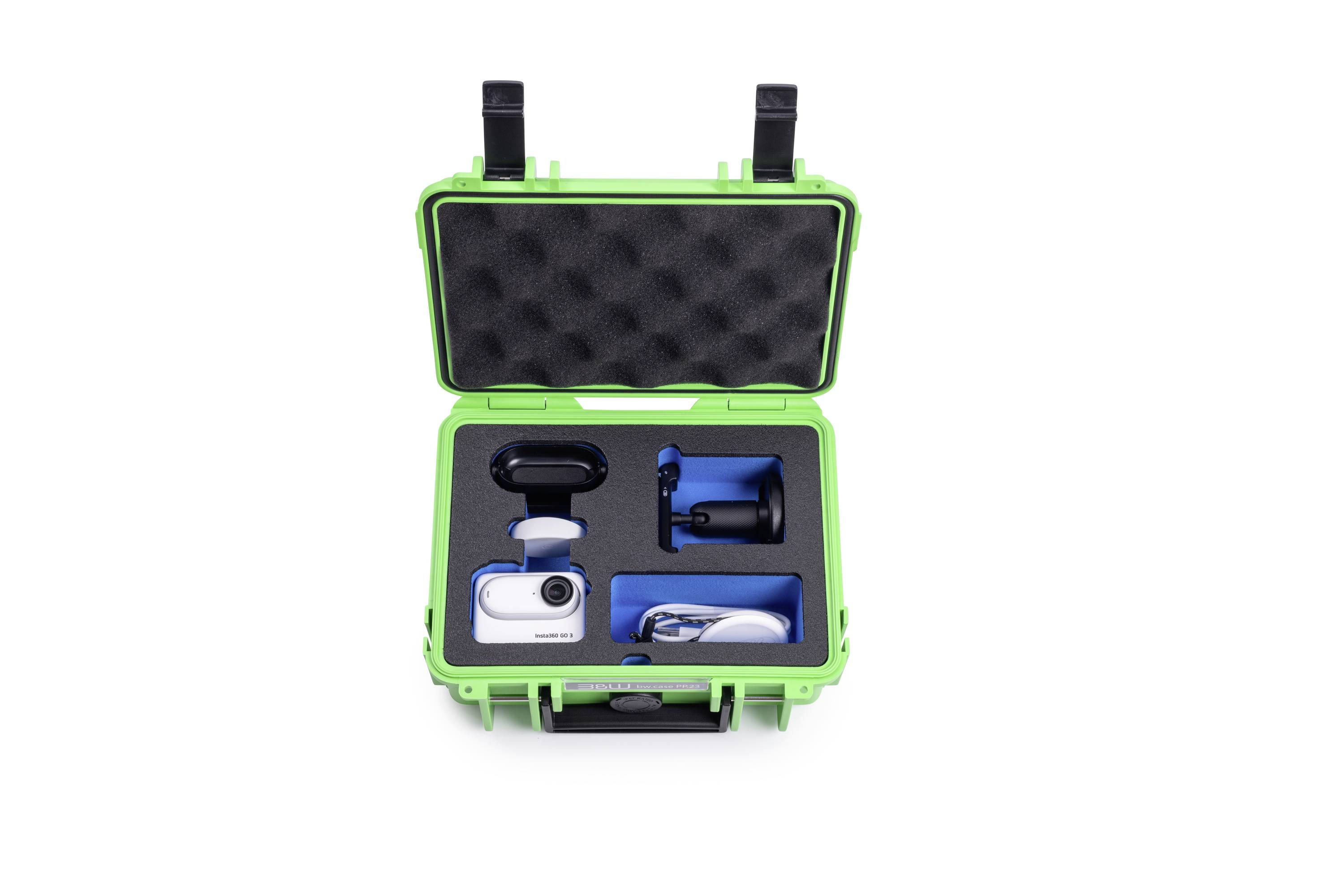 B & W International Transportkoffer action.case PP.23.GO3 2.3l (B x H x T) 230 x 90 x 180mm Grün PP.23.GR.GO3