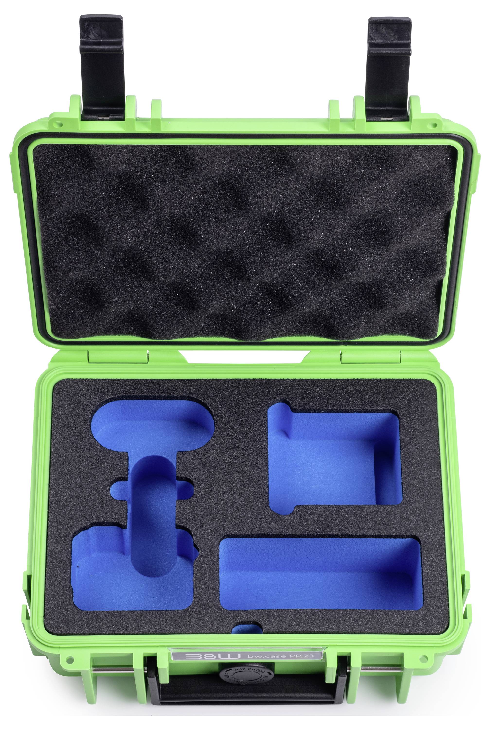 B & W International Transportkoffer action.case PP.23.GO3 2.3l (B x H x T) 230 x 90 x 180mm Grün PP.23.GR.GO3