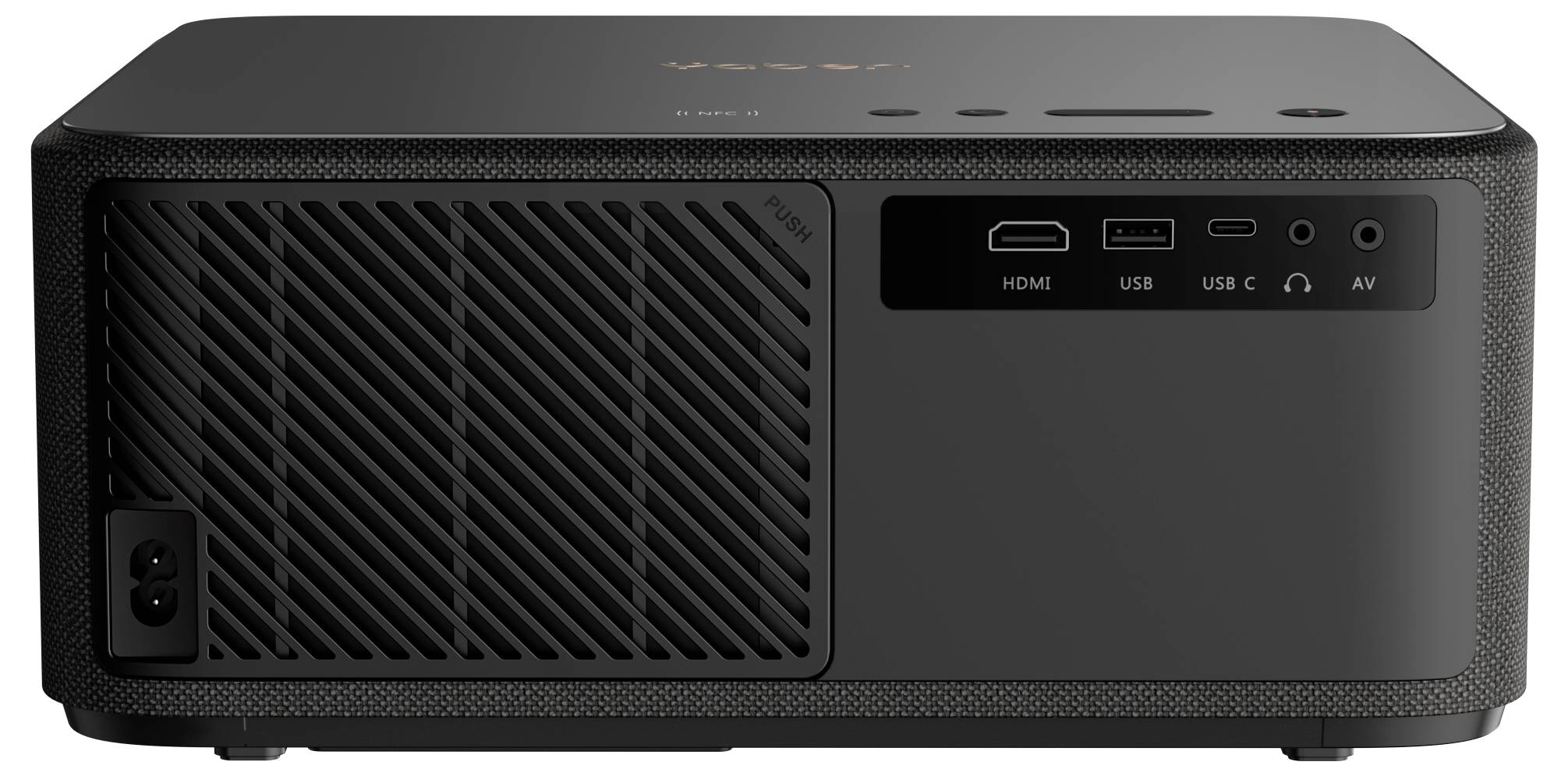 Yaber Beamer K2S LCD 800 ANSI-Lumen 1920 x 1080 Full HD 4K unterstützt, JBL Lautsprecher integriert, Smart-TV-Dongle, Autofokus