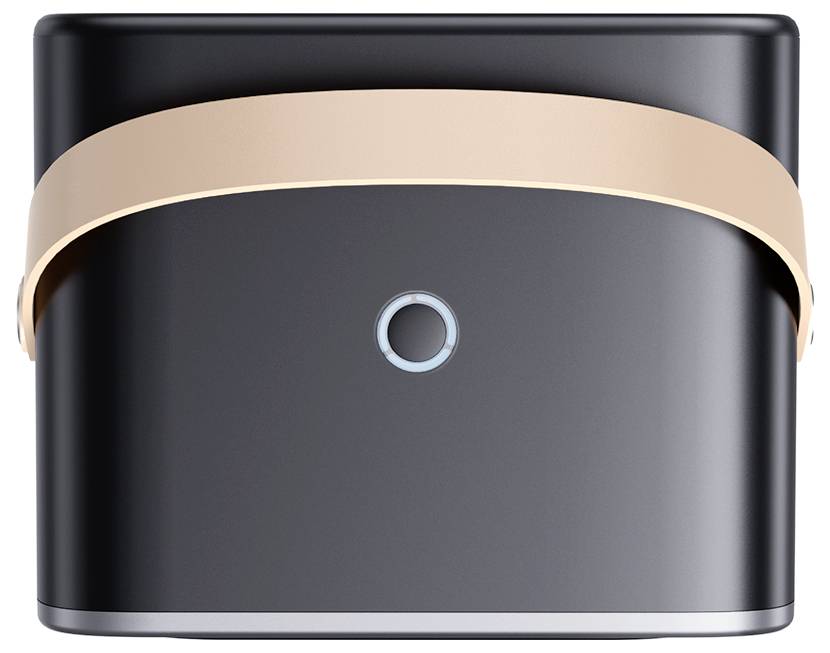 Yaber Beamer U12 LED 700 ANSI-Lumen 1920 x 1080 Full HD 4K unterstützt, Autofokus, Linux OS, Drehbarer Gimbal, Dolby Audio