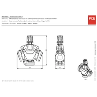 PC Electric 253842-ss 3fach-Kupplung Vollgummi mit Spannungsanzeige 250V Schwarz IP54 PC Electric 253842-ss 3fach-Kupplung Vollgummi mit Spannungsanzeige 250V Schwarz IP54