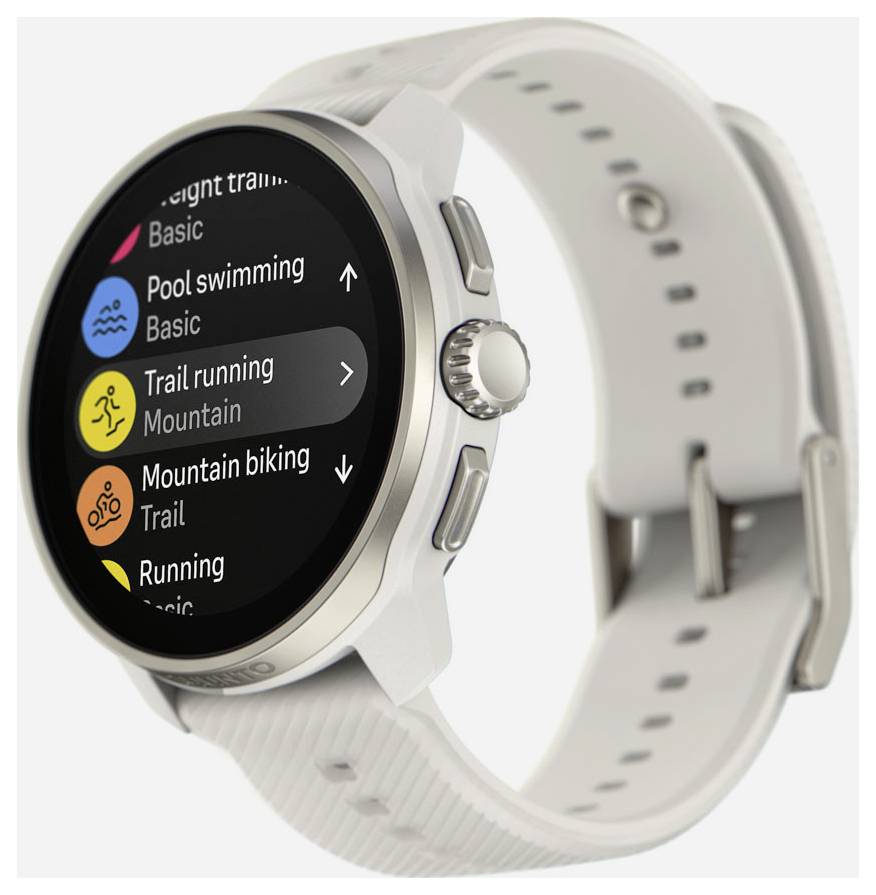 Suunto RACE S Smartwatch 45 mm Hellgrau