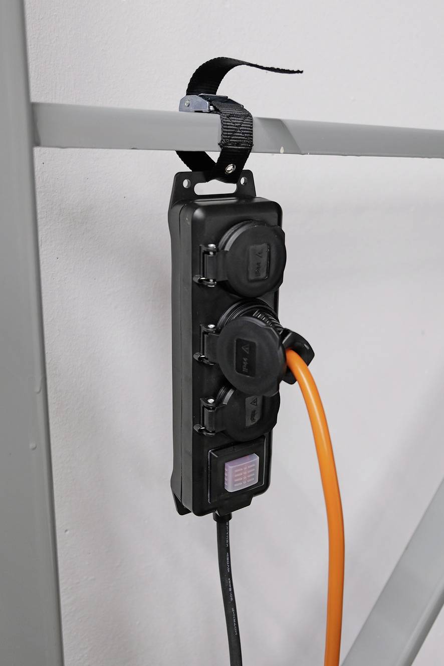 Brennenstuhl 1160670 Strom Verlängerungskabel-Fixiergurt