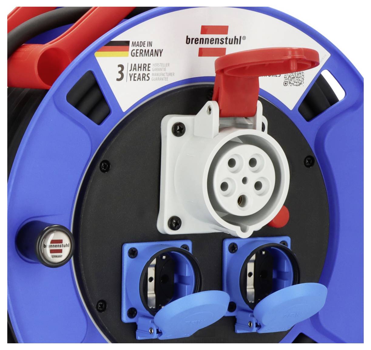 Brennenstuhl 1182720010 Kabeltrommel 30m Schwarz CEE-Steckdose 16A 5polig