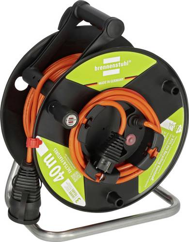 Brennenstuhl 1188500 Kabeltrommel 38 m Orange Schutzkontakt-Stecker