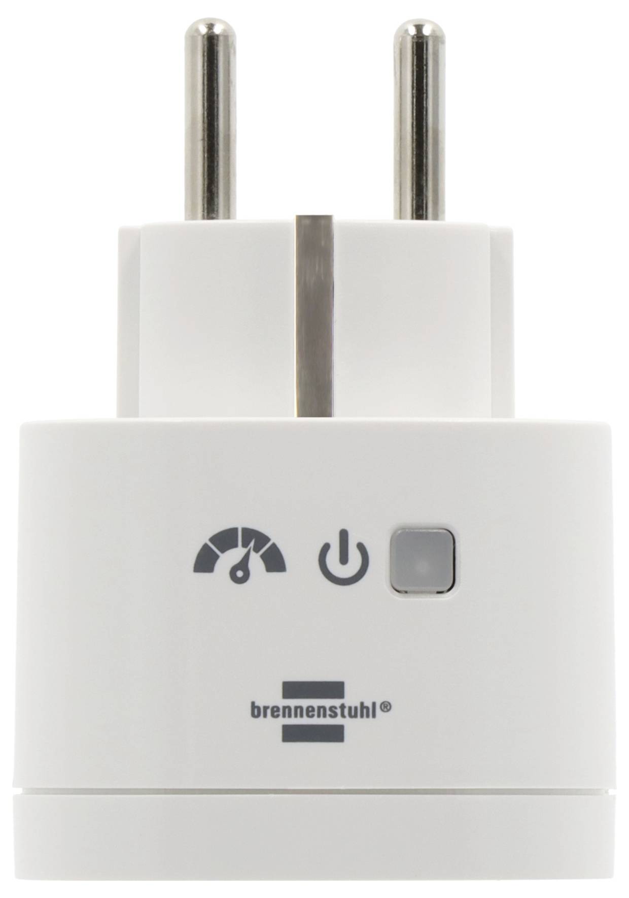 Brennenstuhl 1294880 Wi-Fi Smarte WLAN-Steckdose Innenbereich, Steckdose 3680 W