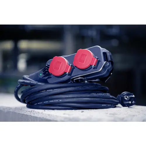 Brennenstuhl 9161150161 Strom Verlängerungskabel 16A Schwarz, Rot 15m H07RN-F 3G 1,5mm² Brennenstuhl 9161150161 Strom Verlängerungskabel 16A Schwarz, Rot 15m H07RN-F 3G 1,5mm²