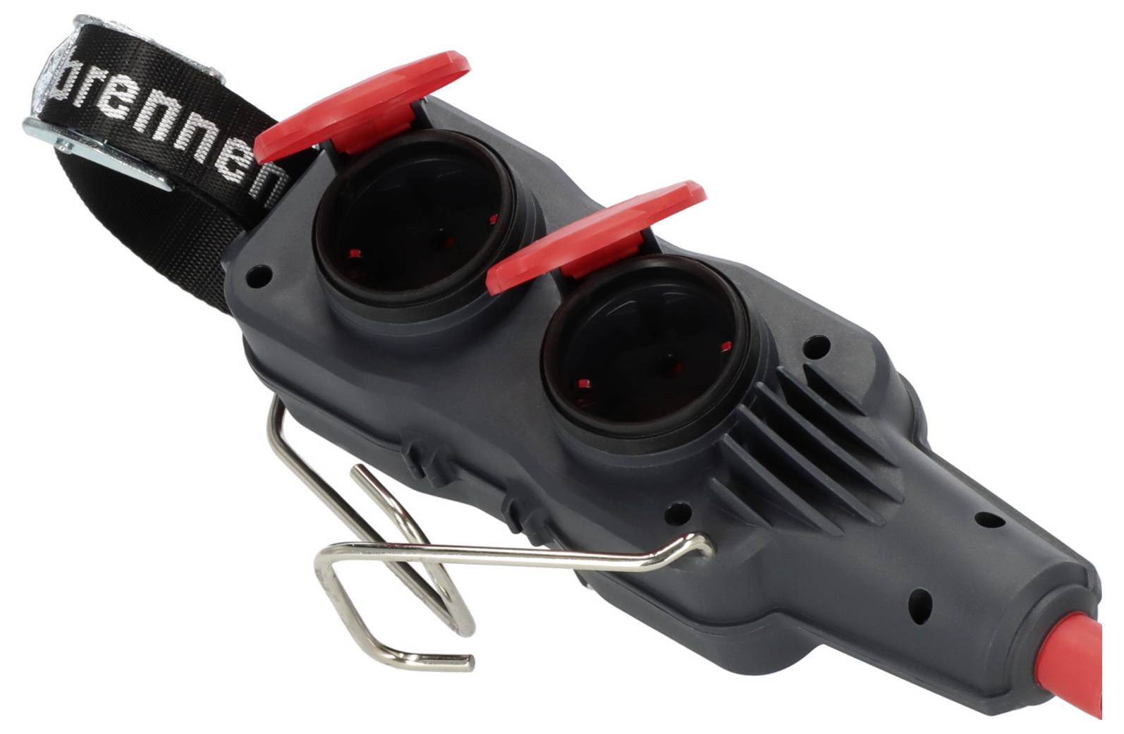 Brennenstuhl 9161150161 Strom Verlängerungskabel 16 A Schwarz, Rot 15 m H07RN-F 3G 1,5 mm²