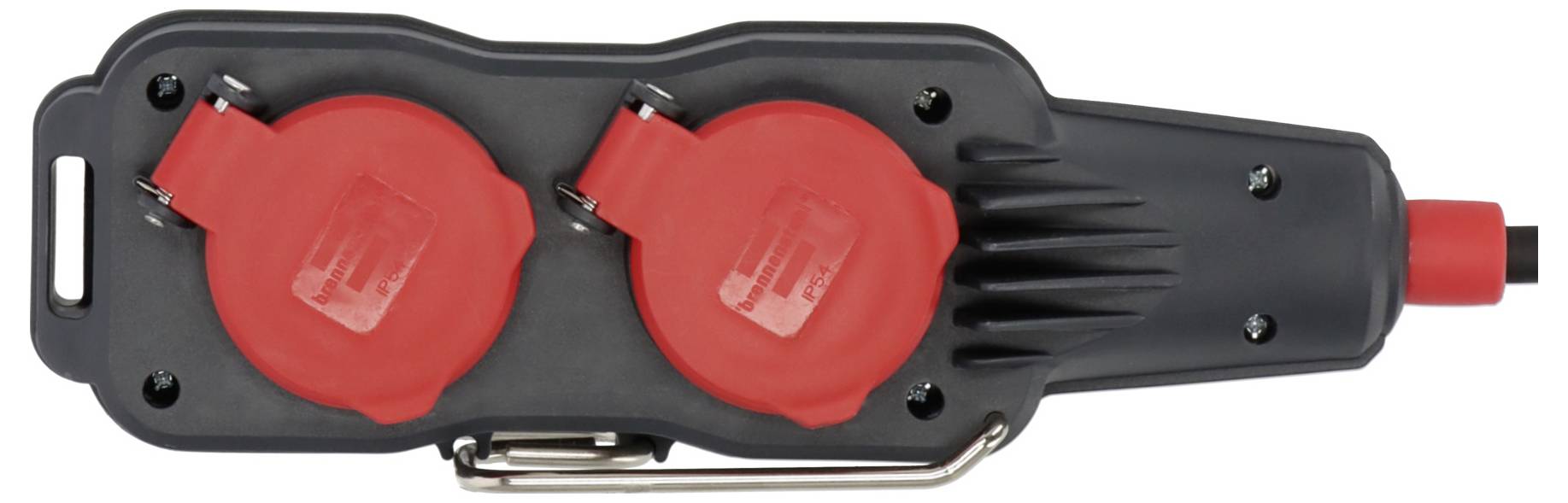 Brennenstuhl 9161150161 Strom Verlängerungskabel 16 A Schwarz, Rot 15 m H07RN-F 3G 1,5 mm²