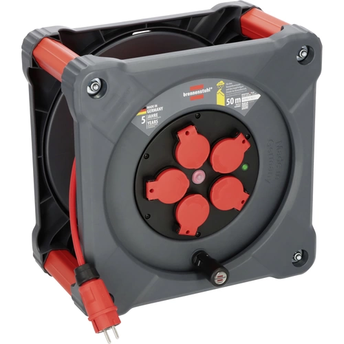 Brennenstuhl 9201500210 Kabeltrommel 50m Rot Schutzkontakt-Stecker Brennenstuhl 9201500210 Kabeltrommel 50m Rot Schutzkontakt-Stecker