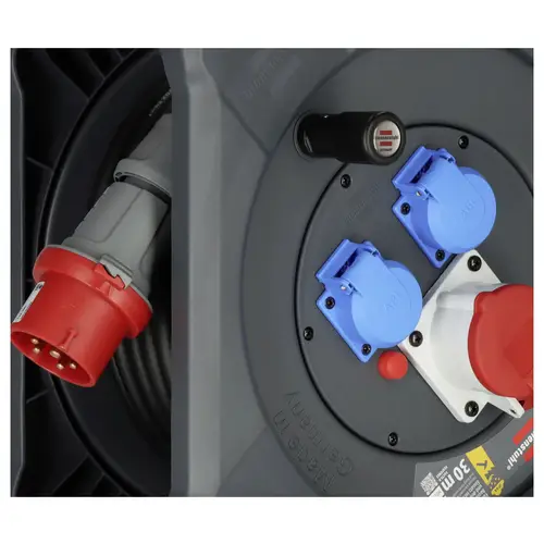 Brennenstuhl 9222300110 Kabeltrommel 30m Schwarz CEE-Stecker 16A 5polig Brennenstuhl 9222300110 Kabeltrommel 30m Schwarz CEE-Stecker 16A 5polig