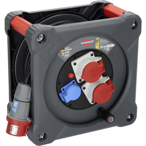 Brennenstuhl 9222300120 Kabeltrommel 30m Schwarz CEE-Steckdose 16A 5polig Brennenstuhl 9222300120 Kabeltrommel 30m Schwarz CEE-Steckdose 16A 5polig