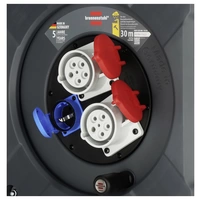 Brennenstuhl 9222300120 Kabeltrommel 30m Schwarz CEE-Steckdose 16A 5polig Brennenstuhl 9222300120 Kabeltrommel 30m Schwarz CEE-Steckdose 16A 5polig