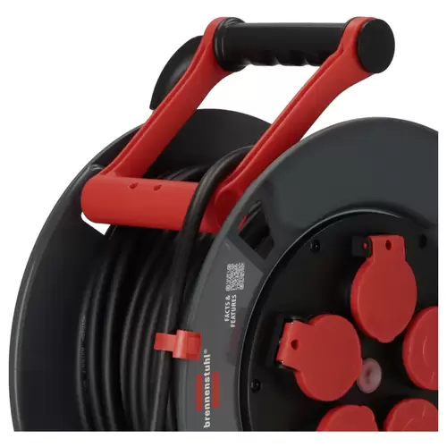 Brennenstuhl 9231250100 Kabeltrommel 25m Schwarz Schutzkontakt-Stecker Brennenstuhl 9231250100 Kabeltrommel 25m Schwarz Schutzkontakt-Stecker