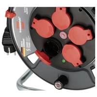Brennenstuhl 9231250100 Kabeltrommel 25m Schwarz Schutzkontakt-Stecker Brennenstuhl 9231250100 Kabeltrommel 25m Schwarz Schutzkontakt-Stecker