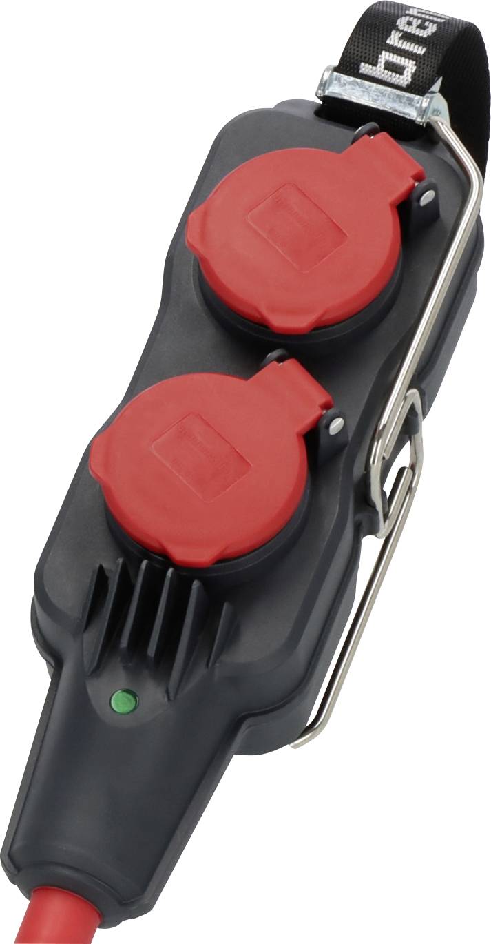 Brennenstuhl 9837570010 Mehrfachkupplungsdose 230 V Rot, Schwarz IP54