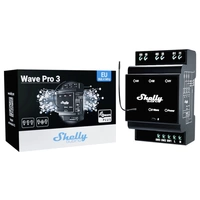 Shelly Wave PRO 3 Hutschienenrelais Z-Wave Shelly Wave PRO 3 Hutschienenrelais Z-Wave