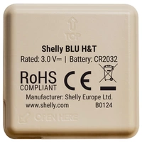 Shelly BLU H&T Mocha Temperatursensor und Luftfeuchtesensor Bluetooth Shelly BLU H&T Mocha Temperatursensor und Luftfeuchtesensor Bluetooth