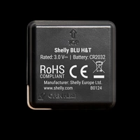 Shelly BLU H&T Black Temperatursensor und Luftfeuchtesensor Bluetooth Shelly BLU H&T Black Temperatursensor und Luftfeuchtesensor Bluetooth