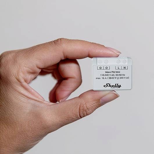 Shelly Qubino Wave PM Mini Schalt-Messaktor Z-Wave