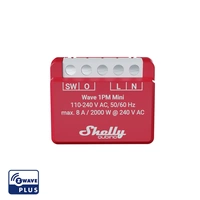 Shelly Qubino Wave 1PM Mini Schalt-Messaktor Z-Wave Shelly Qubino Wave 1PM Mini Schalt-Messaktor Z-Wave