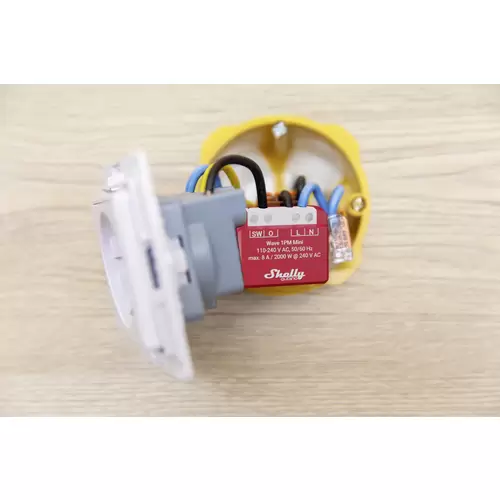 Shelly Qubino Wave 1PM Mini Schalt-Messaktor Z-Wave Shelly Qubino Wave 1PM Mini Schalt-Messaktor Z-Wave