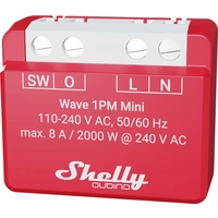 Shelly Qubino Wave 1PM Mini Schalt-Messaktor Z-Wave Shelly Qubino Wave 1PM Mini Schalt-Messaktor Z-Wave