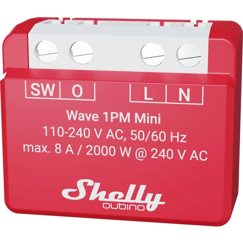 Shelly Qubino Wave 1PM Mini Schalt-Messaktor Z-Wave Shelly Qubino Wave 1PM Mini Schalt-Messaktor Z-Wave