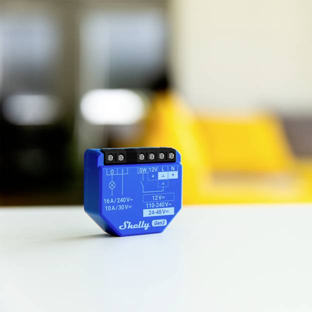 Shelly 1 Gen 3 Schaltaktor Bluetooth, Wi-Fi