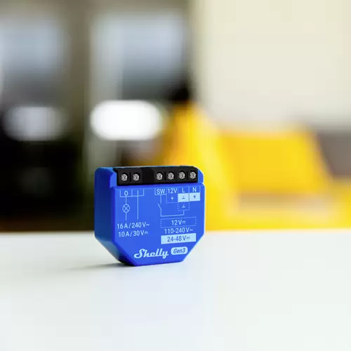 Shelly 1 Gen 3 Schaltaktor Bluetooth, Wi-Fi Shelly 1 Gen 3 Schaltaktor Bluetooth, Wi-Fi
