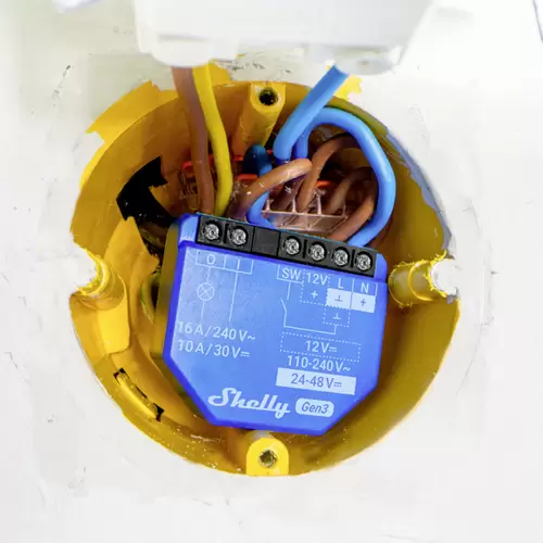 Shelly 1 Gen 3 Schaltaktor Bluetooth, Wi-Fi Shelly 1 Gen 3 Schaltaktor Bluetooth, Wi-Fi